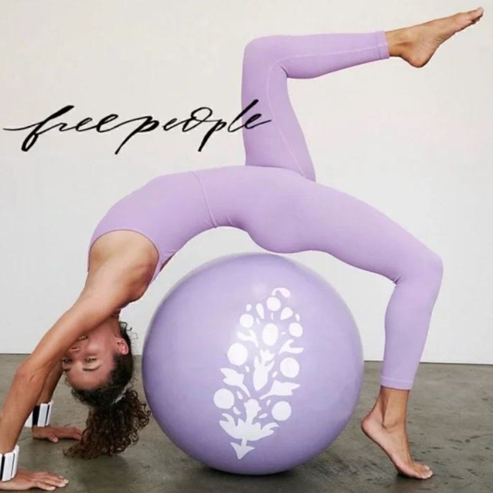 NWOT Free People Happiness Runs Henley Onesie- Mexican Sage (Purple)